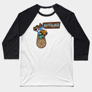 Splash - Mountain - Funny - Character Baseball T-Shirt